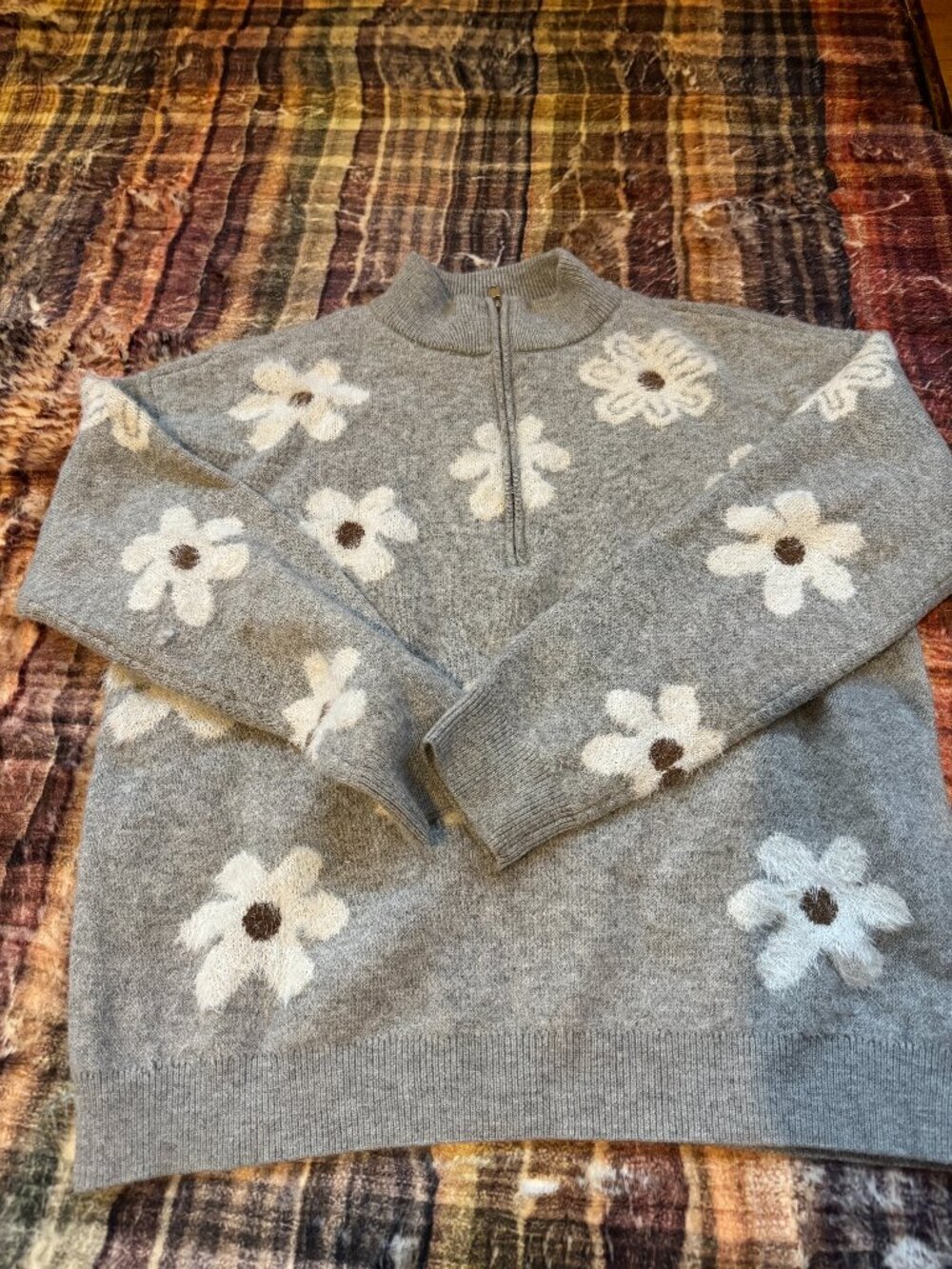 Daisy Quarter Zip